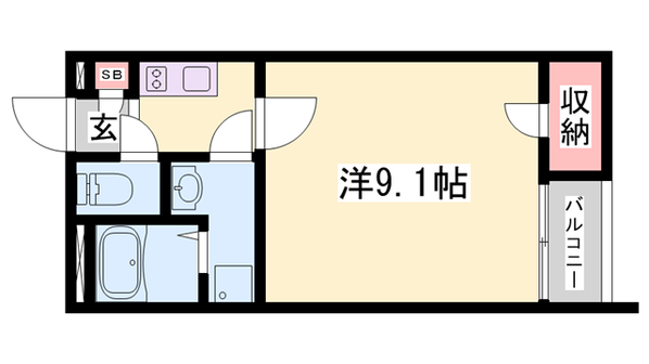 社町駅 バス13分  社高校前下車：停歩9分 1階の物件間取画像